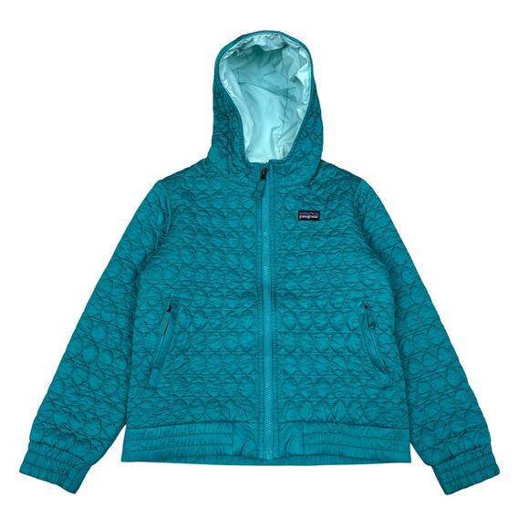 Patagonia Inoa Quilted Puffer Jacket Girl's Medium Granola Gorpcore - Picture 1 of 8